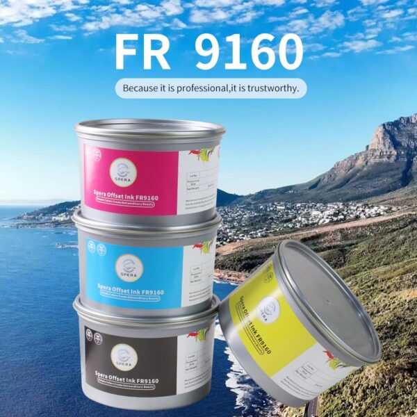 Custom High Gloss Quick Drying Sheet-fed Offset Printing Ink Offset Soy Ink Natural FR9160 CMYK