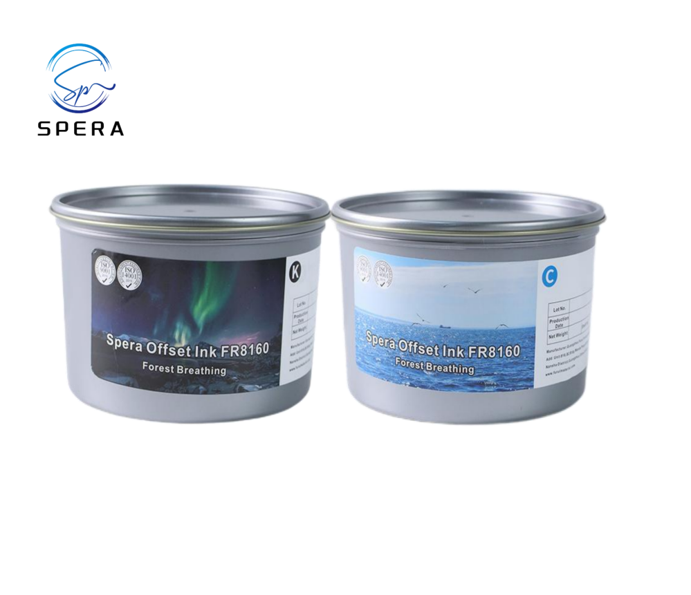 Spera FR8160 Eco- Friendly Offset Printing Ink Fast Dry Sheet Fed Offset Ink Process Ink CMYK