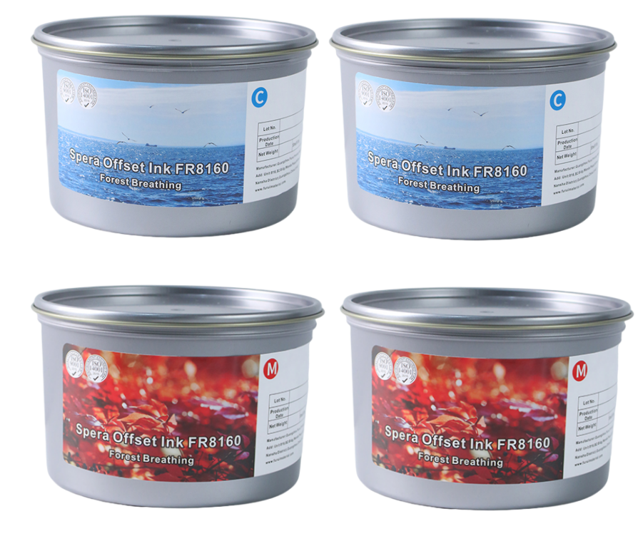 High Quality Fast Drying Offset Printing Ink CMYK Eco-Friendly Paper Soy Offset Printing Ink