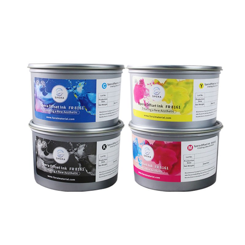 Eco- Friendly Offset Ink Fast Dry Soy High Gloss Offset Printing Ink Offset Ink FR8161 CMYK