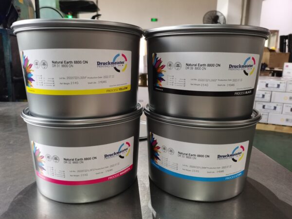 Custom High Quality Offset Soy Ink Druckmeister Natural Earth 8800 - Attēls 2