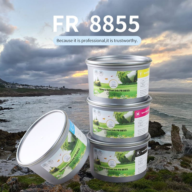 High Gloss Fast Dry Offset Printing Ink Soy Sheet-fed Offset Printing Ink FR8855 - Image 3