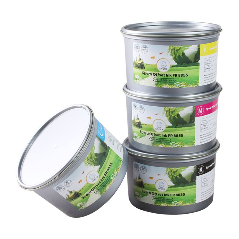 High Gloss Quick Dry Eco-Friendly Offset Printing Ink Soya Sheet-fed Offset Printing Ink FR8855 - Image 3